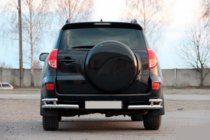 Toyota Rav 4 2006-2013 Angolari posteriori AK003-Double (2 pz, acciaio inox) foto 2