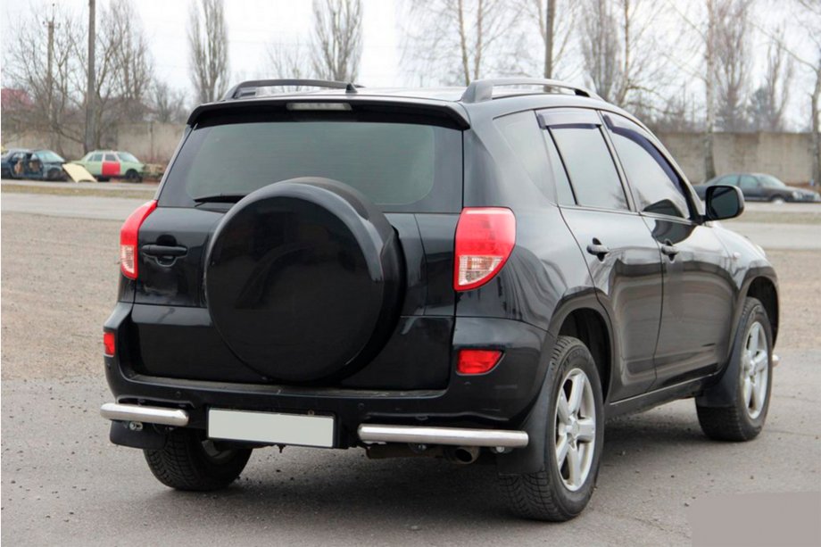 Toyota Rav 4 2006-2013 Angolari posteriori AK003 (2 pz, acciaio inox) Foto 3