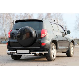 Protezione posteriore AK005-2 (2 pz, acciaio inox) Toyota Rav 4 2006-2013 foto 3