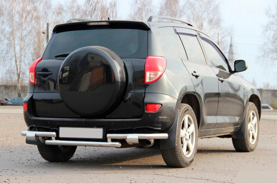 Toyota Rav 4 2006-2013 Protezione posteriore AK005-2 (2 pz, acciaio inox) Foto 3