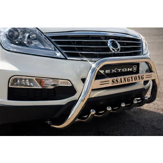 Parabullbar WT004 Acciaio Inox SsangYong Rexton I 2001-2017 foto 2