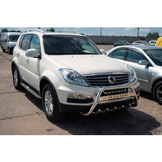 Parabullbar WT004 Acciaio Inox SsangYong Rexton I 2001-2017 foto 3