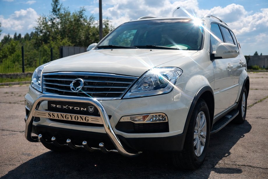 SsangYong Rexton I 2001-2017 Parabullbar WT004 Acciaio Inox Image