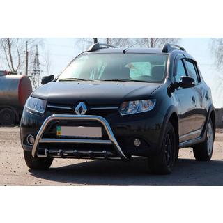 Protezione Anteriore WT003 (Acciaio Inox) Dacia Sandero 2013-2020 foto 1