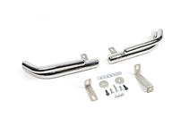 Hyundai Santa Fe 2 2006-2012 Angolari posteriori doppi AK003-Doppio (acciaio inox) foto 1