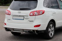 Hyundai Santa Fe 2 2006-2012 Barra Posteriore AK002-2 (Acciaio Inox) foto 4