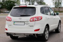 Hyundai Santa Fe 2 2006-2012 Barra Posteriore AK002-2 (Acciaio Inox) foto 5