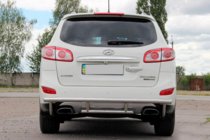 Hyundai Santa Fe 2 2006-2012 Barra Posteriore AK002-2 (Acciaio Inox) foto 6