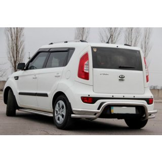 Protezione Posteriore AK007-2 (Acciaio Inox) Kia Soul II 2013-2018 foto 2