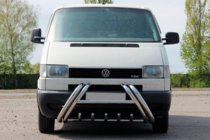 Volkswagen T4 Transporter 1990-2003 Bull bar Kelebek WT011 (acciaio inox) foto 2