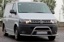 Volkswagen T5 2010-2015 Parabullbar WT007ST (Acciaio Inox) foto 3