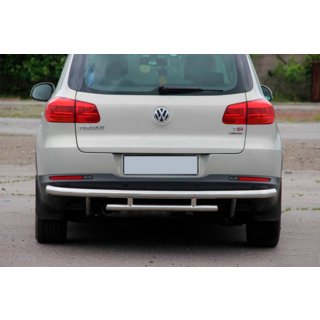 Protezione Posteriore AK002-2 (Acciaio Inox) Volkswagen Tiguan 2007-2016 foto 1