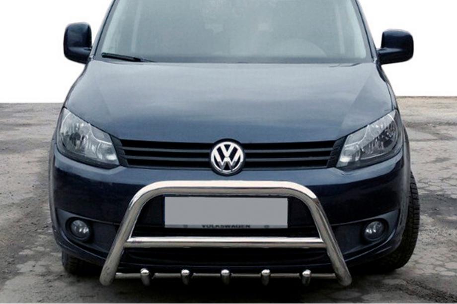 Volkswagen Caddy 2010-2015 Protezione Anteriore WT003 (60 mm, Acciaio Inox) 60 mm Image