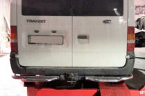 Ford Transit 2000–2014 Pedana posteriore di protezione AK-Special (acciaio inox) foto 3