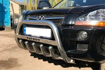 Hyundai Tucson JM 2004- Protezione Anteriore WT004 (Acciaio Inox) foto 2