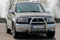 Suzuki Vitara 1998-2006 Protezione Anteriore QT007 (Acciaio Inox) foto 1