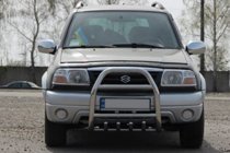 Suzuki Vitara 1998-2006 Protezione Anteriore QT007 (Acciaio Inox) foto 2