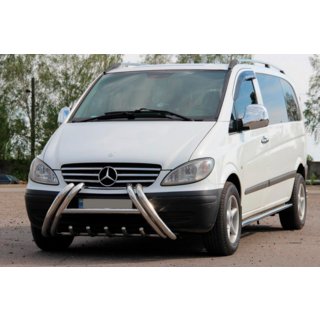 Bull bar Kelebek WT011 (inox) Mercedes Viano 2004-2014 foto 2