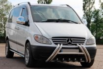 Mercedes Vito W639 2004-2014 Bull bar Kelebek WT011 (inox) foto 1