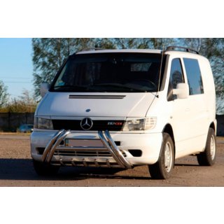 Bull bar Kelebek WT011 (inox) Mercedes Vito W638 1996-2003 foto 1