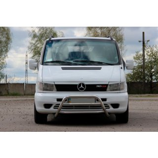 Protezione Anteriore WT022 (Acciaio Inox) Mercedes Vito W638 1996-2003 foto 1