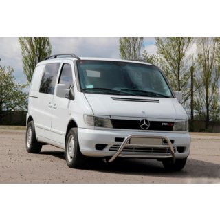 Protezione Anteriore WT022 (Acciaio Inox) Mercedes Vito W638 1996-2003 foto 2