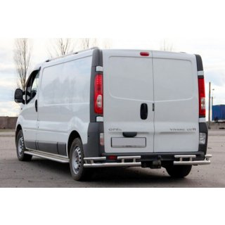 Protezione Posteriore AK003-Plus-2 (Acciaio Inox) Renault Trafic 2001–2015 foto 3