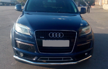 Audi Q7 2005-2015 Protezione Anteriore ST008 (Acciaio Inox) d51 foto 1