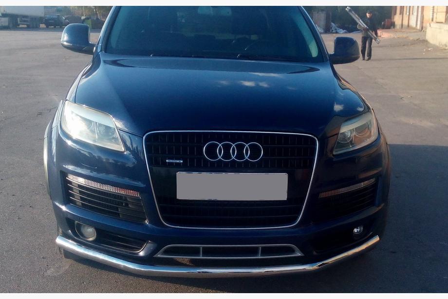 Audi Q7 2005-2015 Protezione Anteriore ST008 (Acciaio Inox) d51 Image
