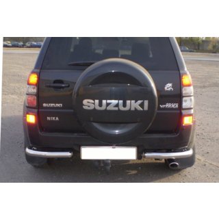 Protezione Posteriore AK003 (Acciaio Inox) Suzuki Grand Vitara 2005-2017 foto 1