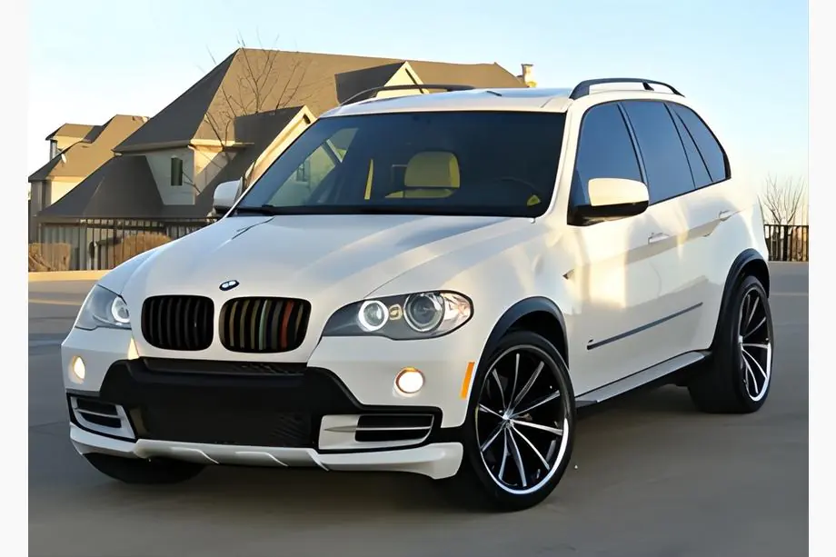 BMW X5 E70 2007-2013 Labbro paraurti anteriore (2007-2010, primerizzato per verniciatura) Image