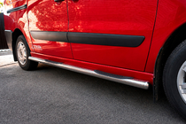 Fiat Scudo 2007-2015 Barre Laterali BB002 (2 pz, Acciaio Inox) 60 mm, passo corto foto 3
