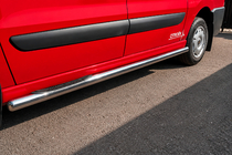 Fiat Scudo 2007-2015 Barre Laterali BB002 (2 pz, Acciaio Inox) 60 mm, passo corto foto 5