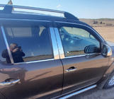 Volkswagen Amarok 2010-2022 Cornici finestrini acciaio inox (4 strisce) OmsaLine - Acciaio Inox Italiano foto 4