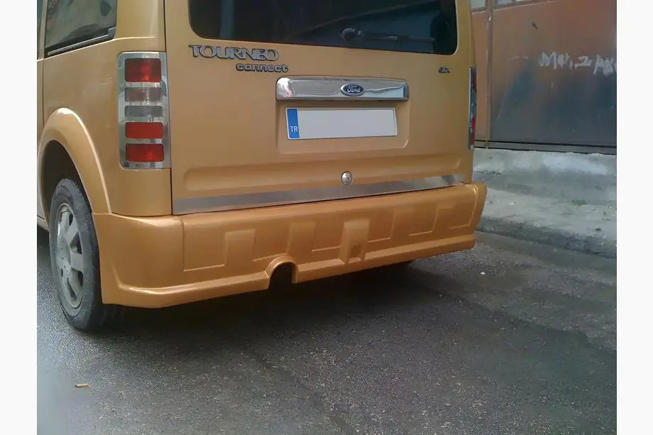 Ford Connect 2006–2009 Coperture cromate fanali posteriori (2 pz, acciaio inox) Image