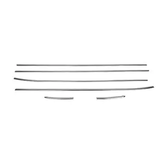 Cornici finestrini HB (6 pz, acciaio inox) foto 3