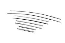 Ford Focus III 2011-2017 Cornici superiori finestrini acciaio inox (8 pz) Hatchback, OmsaLine - Acciaio Inox Italiano foto 3