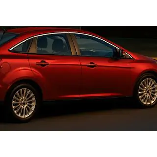 Cornici superiori finestrini acciaio inox (8 pz) Ford Focus III 2011-2017 foto 1