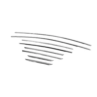 Cornici superiori finestrini acciaio inox (8 pz) Ford Focus III 2011-2017 foto 3