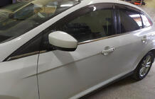 Ford Focus III 2011-2017 Modanature inferiori finestrini acciaio inox (8 pz) SW, Carmos - Acciaio Inox Turco foto 12