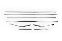 Ford Focus III 2011-2017 Modanature inferiori finestrini acciaio inox (8 pz) SW, Carmos - Acciaio Inox Turco foto 5