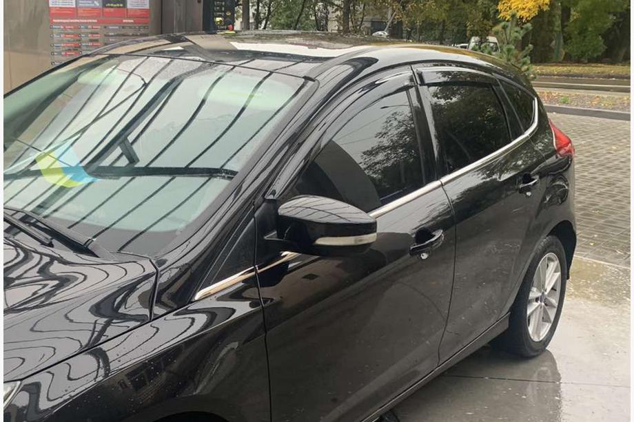 Ford Focus III 2011-2017 Modanature inferiori finestrini acciaio inox (8 pz) Hatchback, OmsaLine - Acciaio Inox Italiano Foto 2