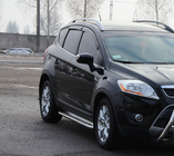 Ford Kuga 2008-2013 Pedane Laterali Premium (2 pz, Acciaio Inox) 60 mm foto 2