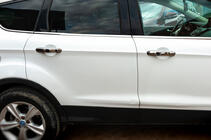 Ford Kuga/Escape 2013-2019 Coperture Maniglie Cromate (4 pz, Acciaio Inox) Senza chip, OmsaLine - Acciaio inox italiano foto 3