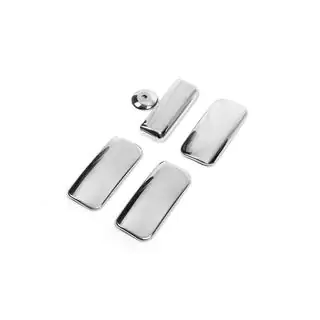 Coperture maniglie porta in acciaio inox foto 3