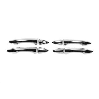 Coperture Maniglie Porta Cromate (4 pz, Acciaio Inox) foto 2