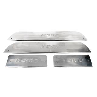 Battitacco interni acciaio inox Hyundai H300, H1, Starex 2008-2020 foto 2