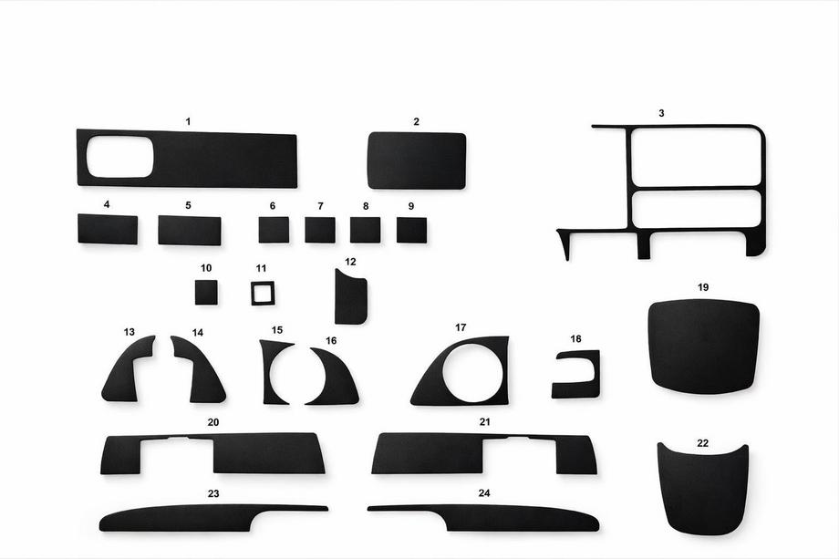 Chevrolet Tahoe 1995-1999 Rivestimenti cruscotto interno (1995-1999) Alluminio Image