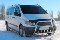 Mercedes Vito W639 2004-2014 Protezione Anteriore XL-WT025 (Acciaio Inox) foto 1