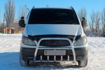 Mercedes Vito W639 2004-2014 Protezione Anteriore XL-WT025 (Acciaio Inox) foto 3